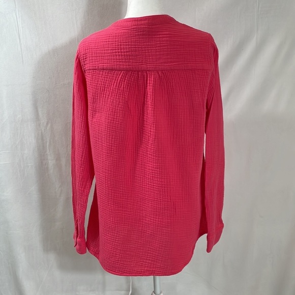 Mote Anthropologie Top Size M 100% Cotton Gauzy Fabric - Picture 6 of 11